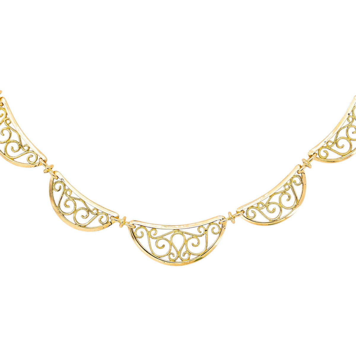 Collier Maille filigrane Or jaune