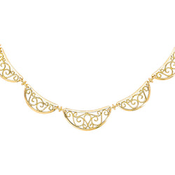 Collier Maille filigrane Or jaune