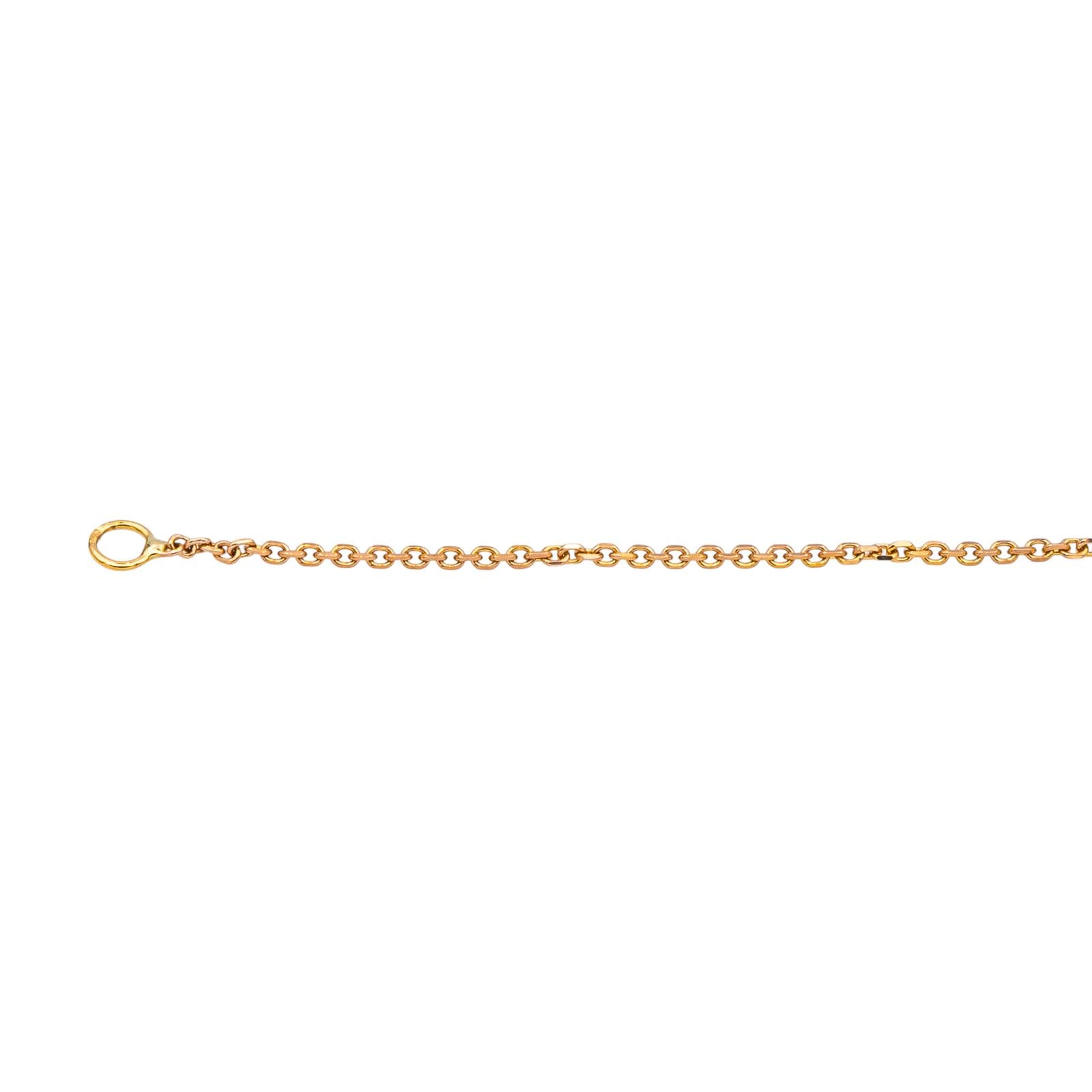 Dinh Van Necklace Pulse Yellow gold diamond