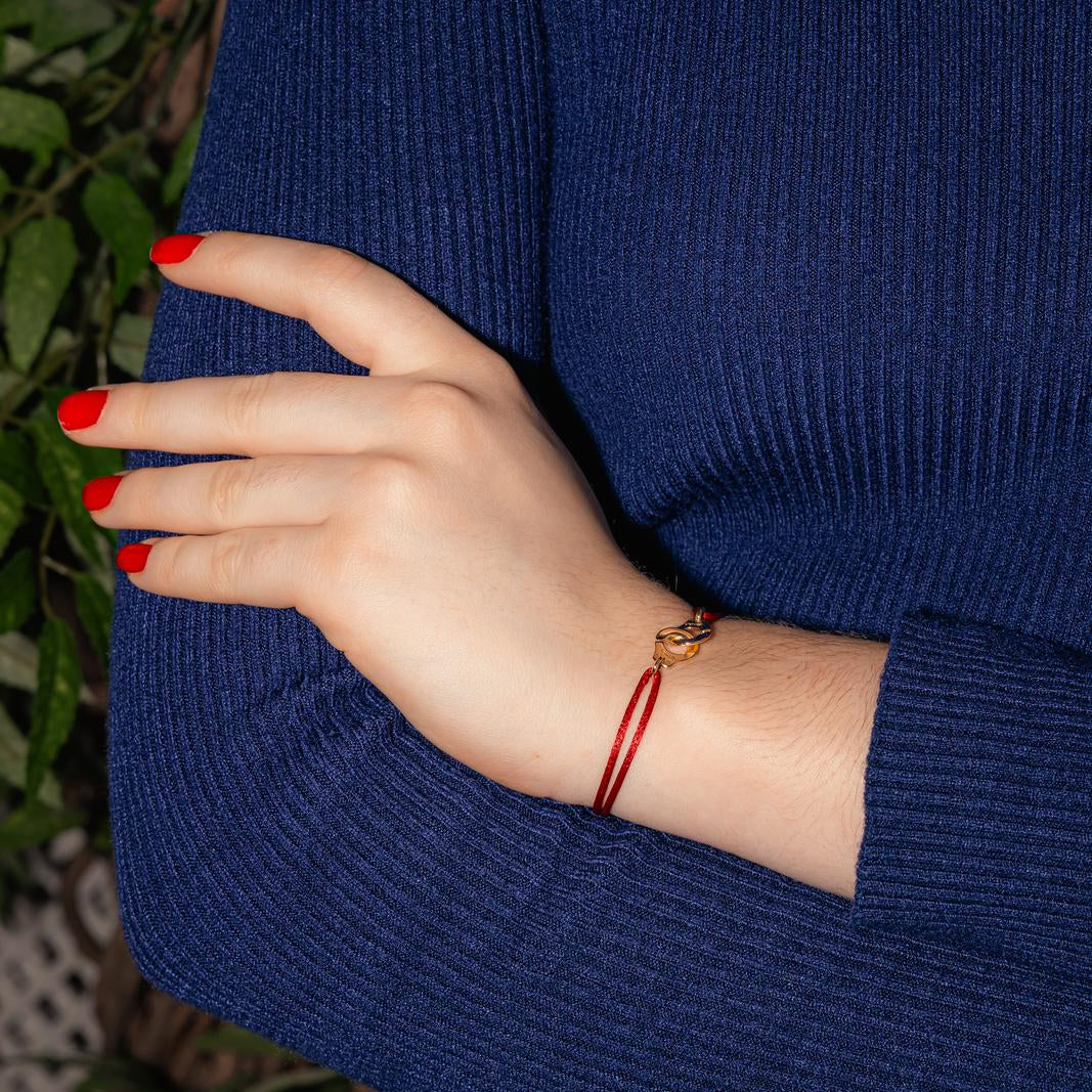 Dinh Van Bracelet Cordon Menottes Or jaune 