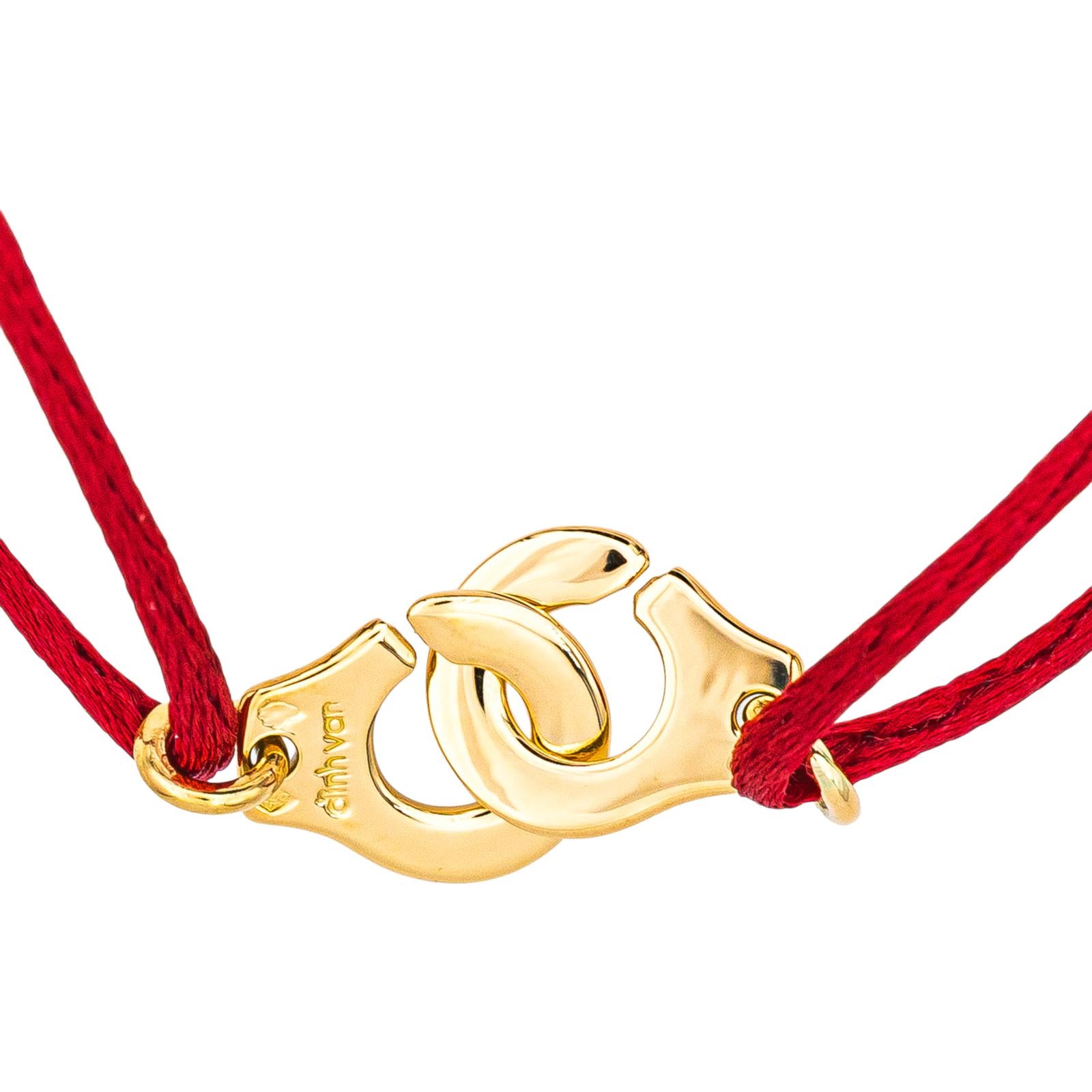 Dinh Van Bracelet Cordon Menottes Or jaune 