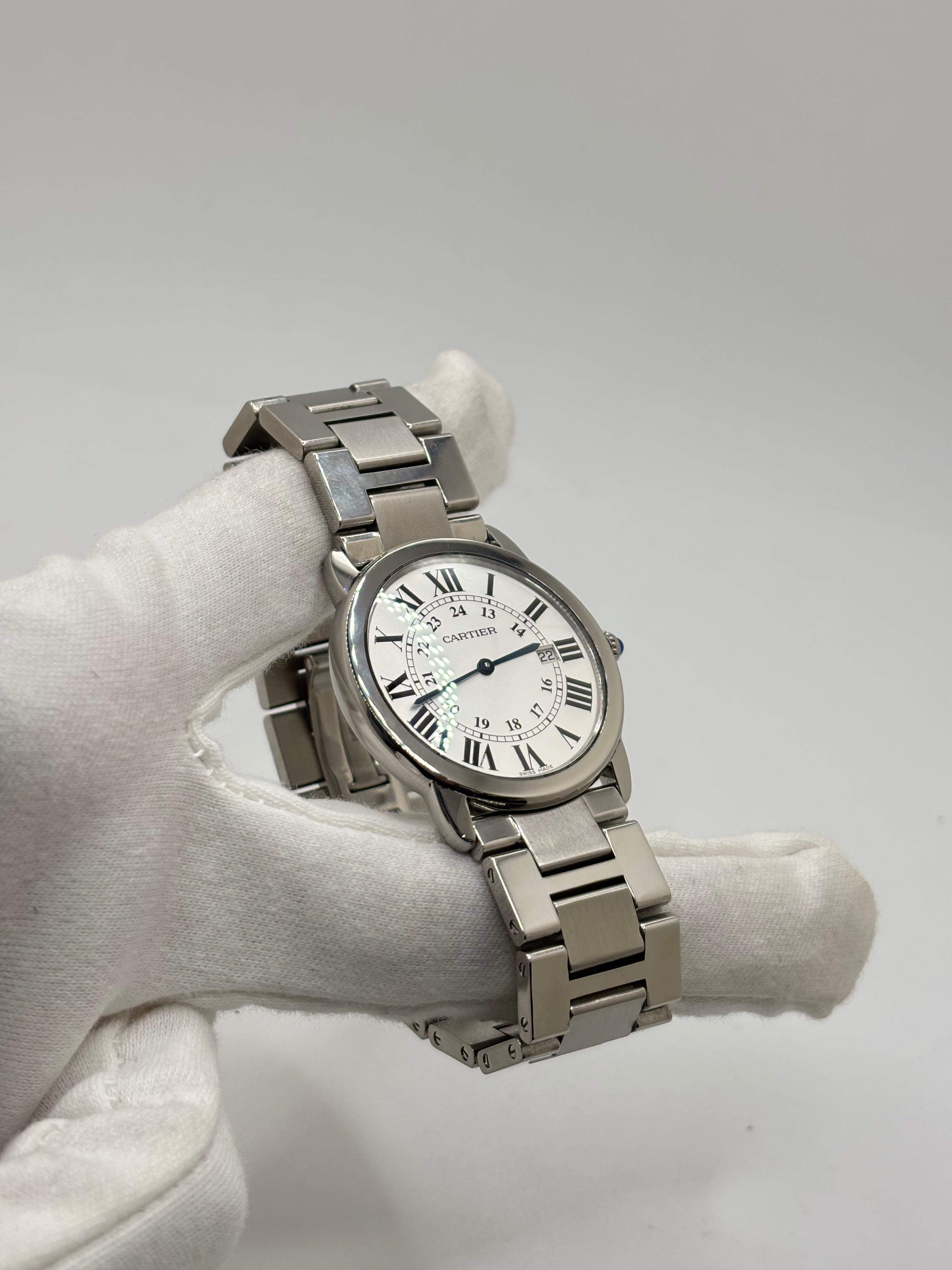 CARTIER "Ronde Solo" Steel Watch