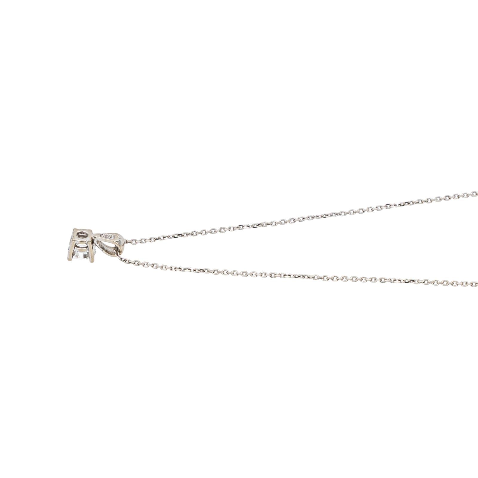 Collier Or blanc Diamant