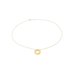 Dinh Van Necklace with '70s-Style Pendant in Yellow gold