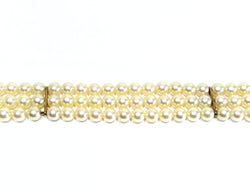 Gold and Pearl Bracelet