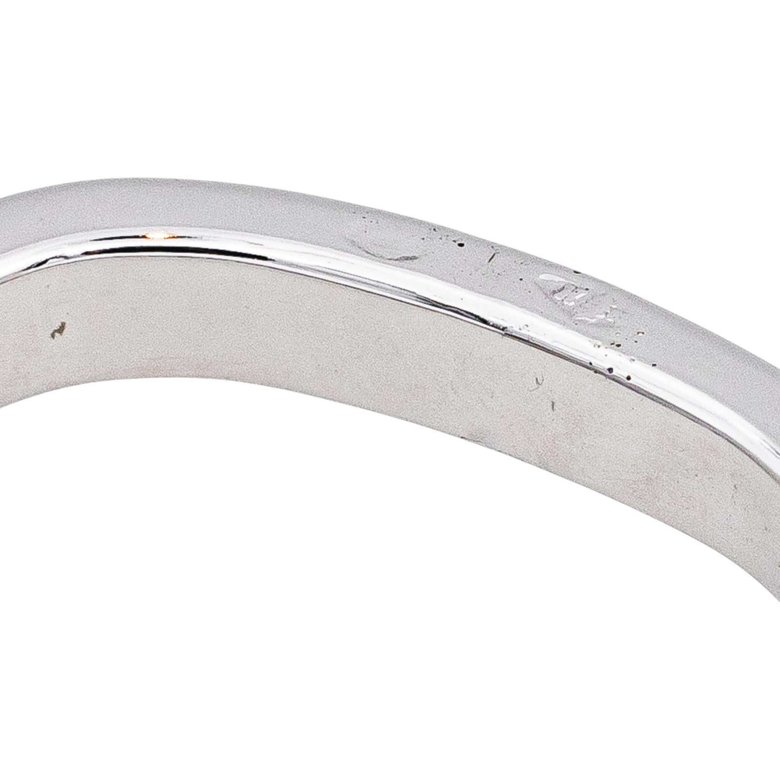 Bague Demi alliance Or blanc Diamant