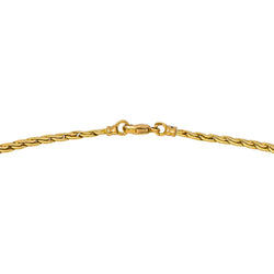Collier Maille tressée Or jaune