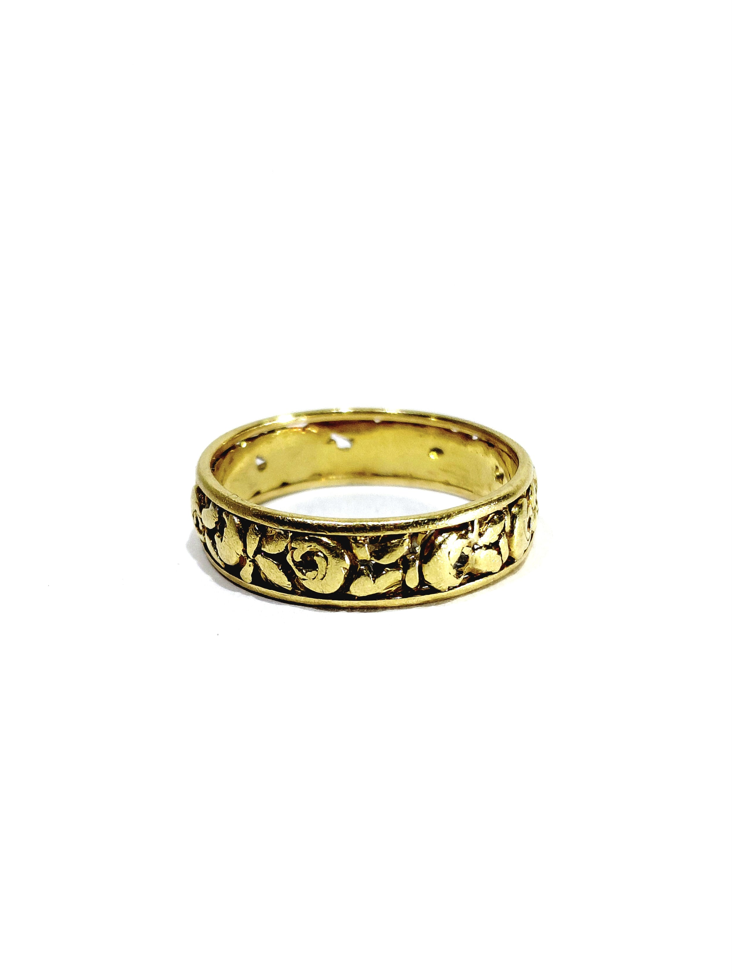 Art Nouveau Yellow Gold Ring