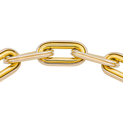 Bracelet Forçat twinned mesh Yellow gold