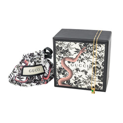 Gucci Collier Pendentif Ouroboros Or jaune Emeraude