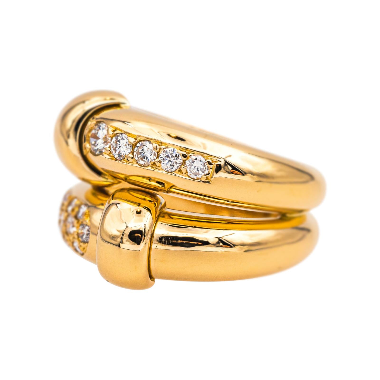 Ring Yellow gold diamond