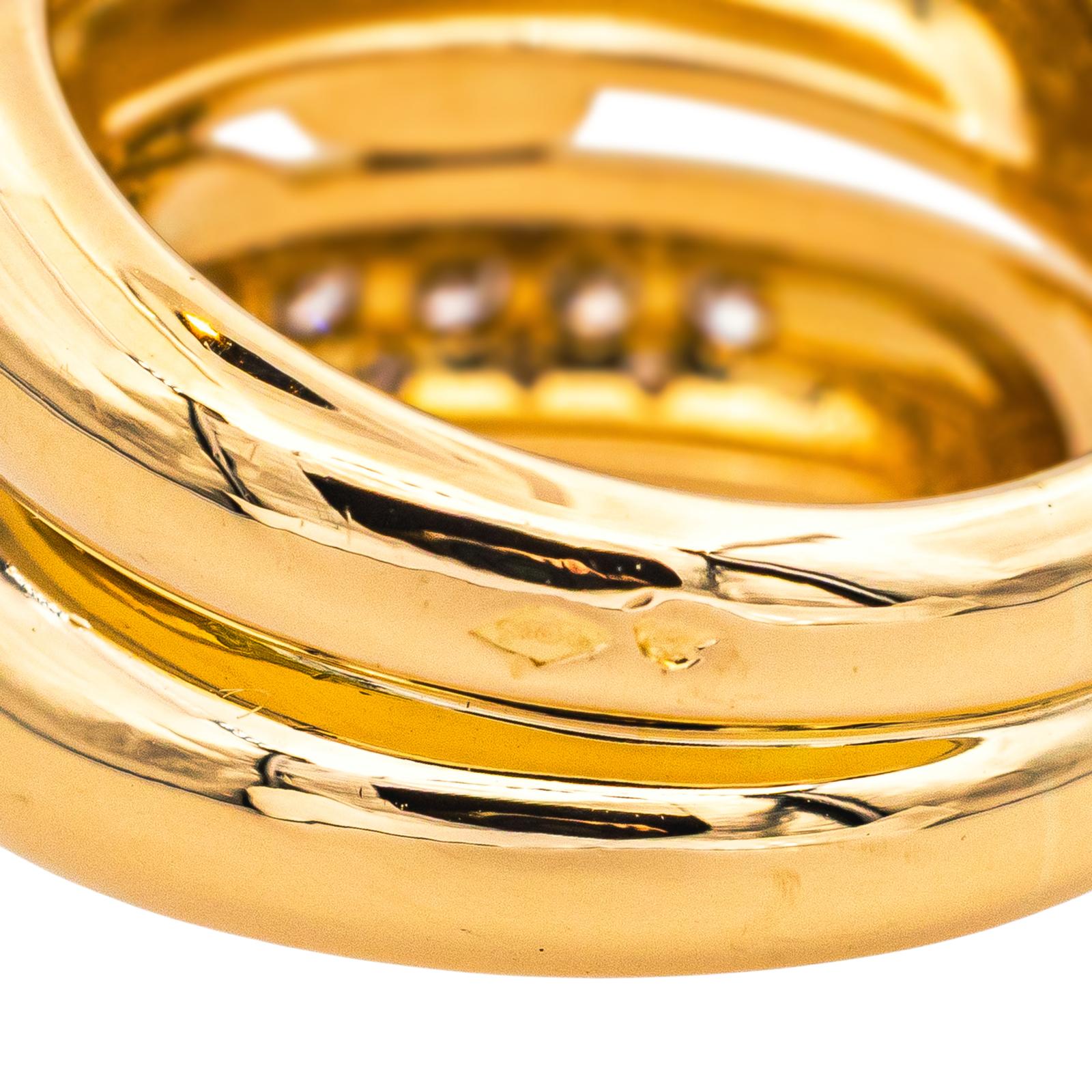 Ring Yellow gold diamond