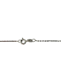 White Gold and Diamond Pendant Necklace