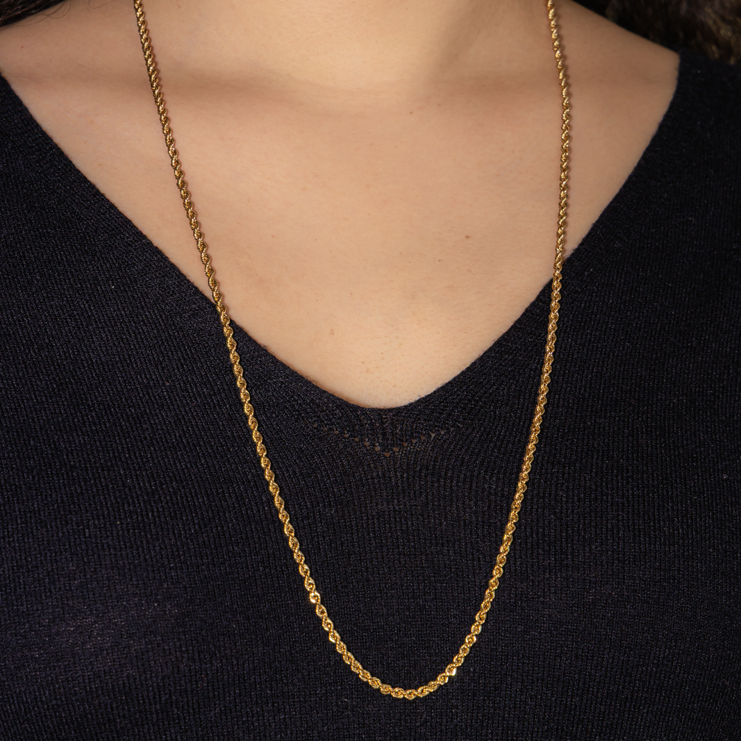 Collier Chaîne Or jaune