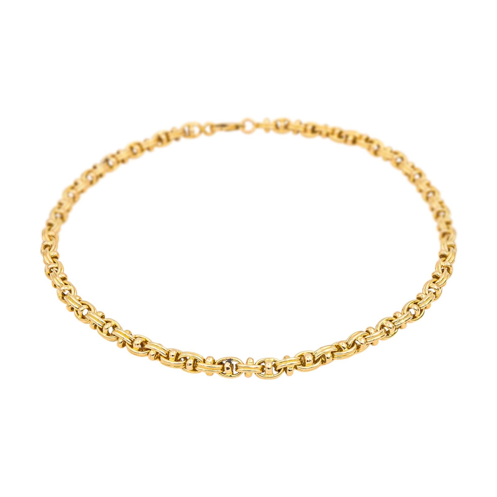 Collier Maille marine Or jaune