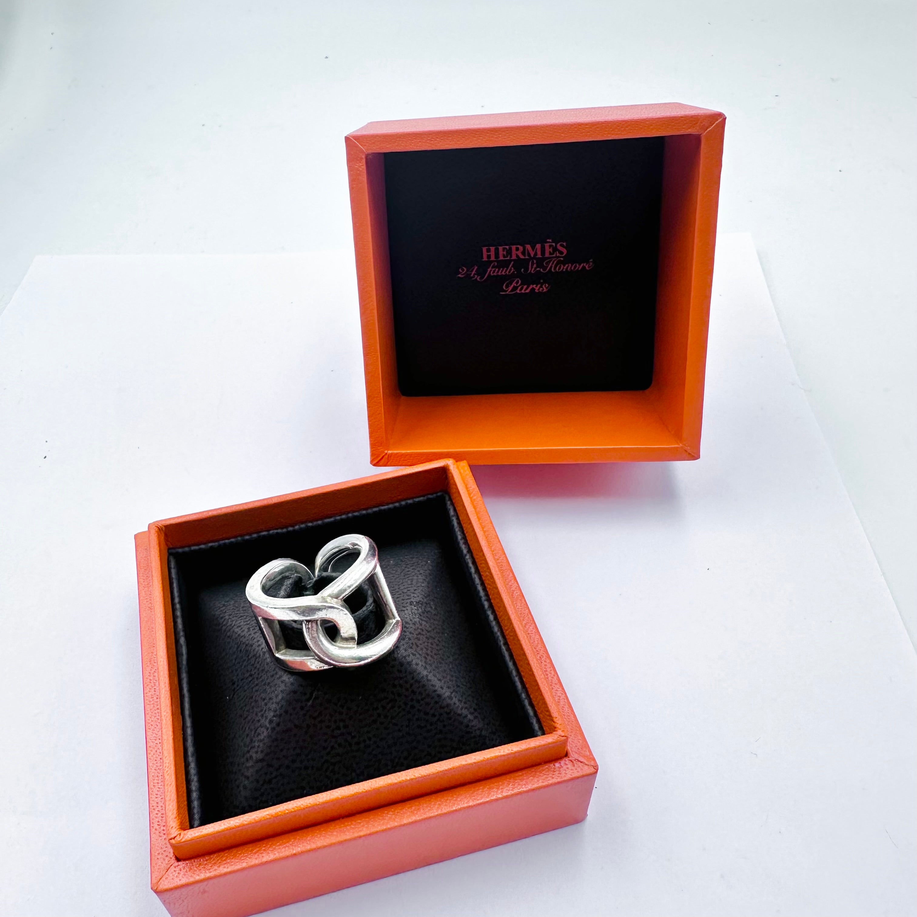 HERMÈS "Cythère" Ring in Silver
