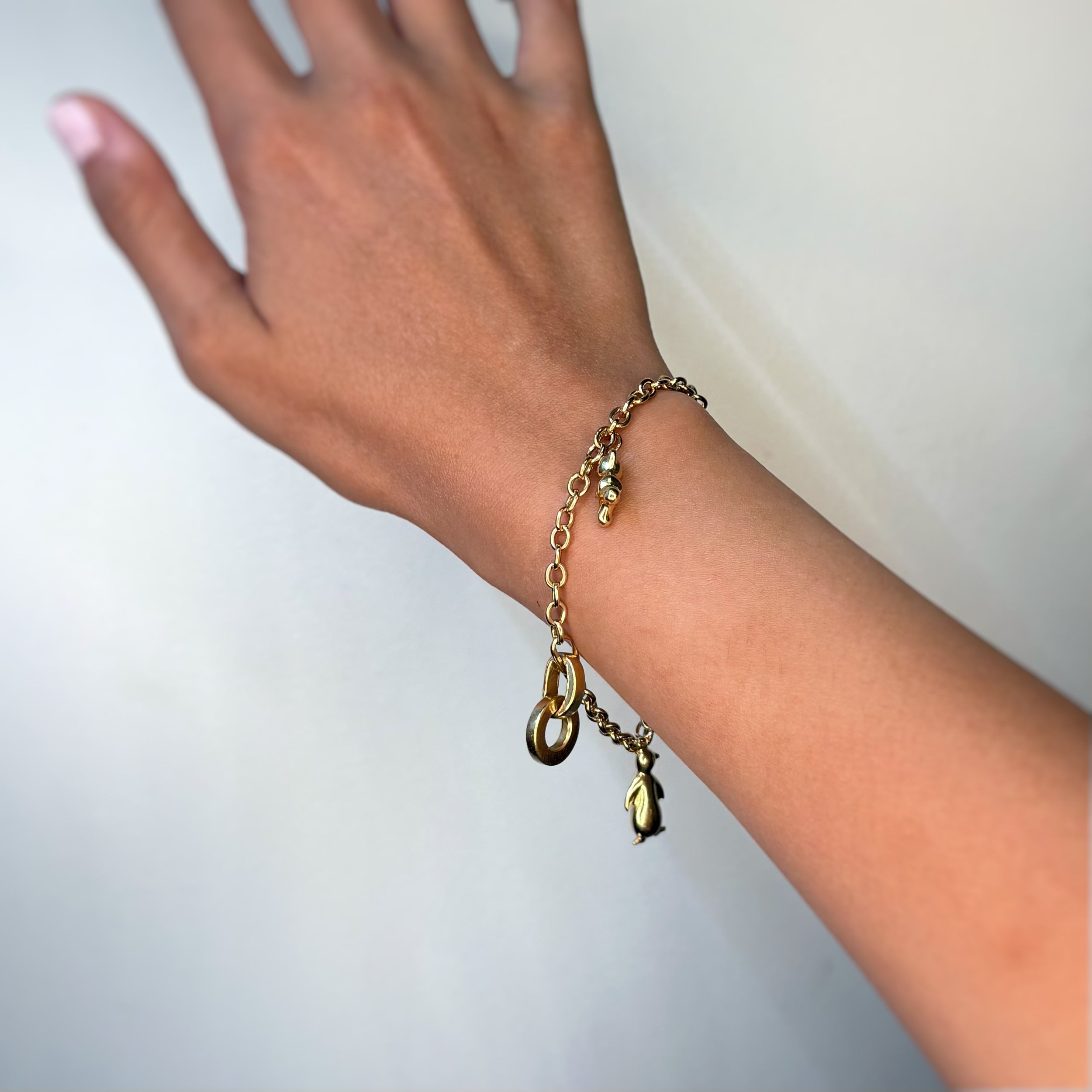 Yellow Gold Charm Bracelet