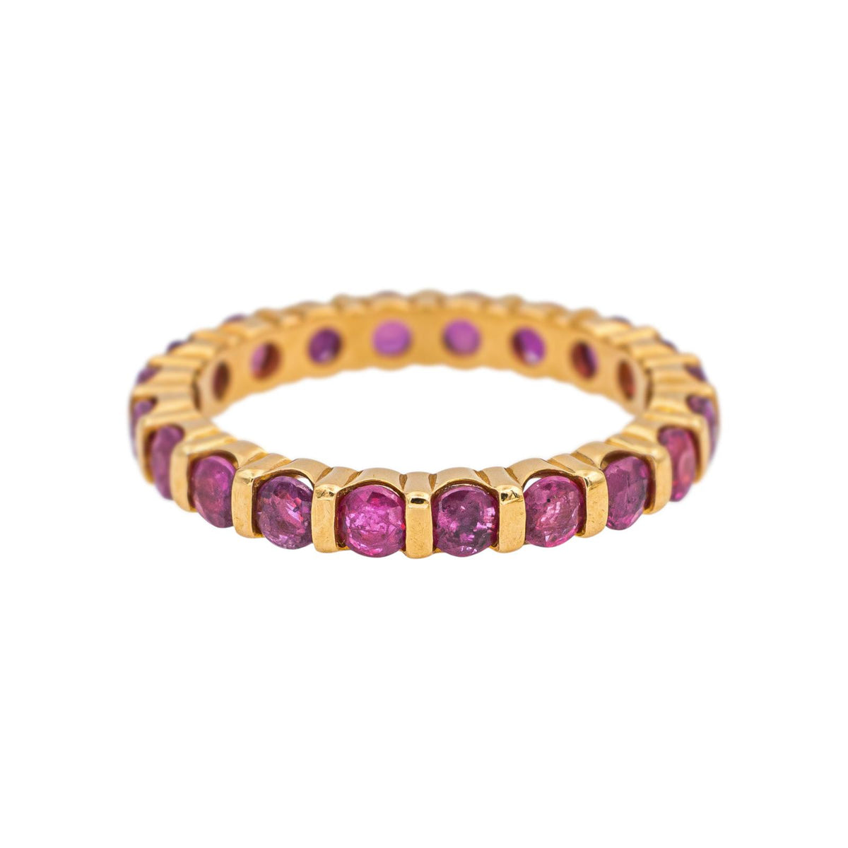 Bague Or jaune Rubis