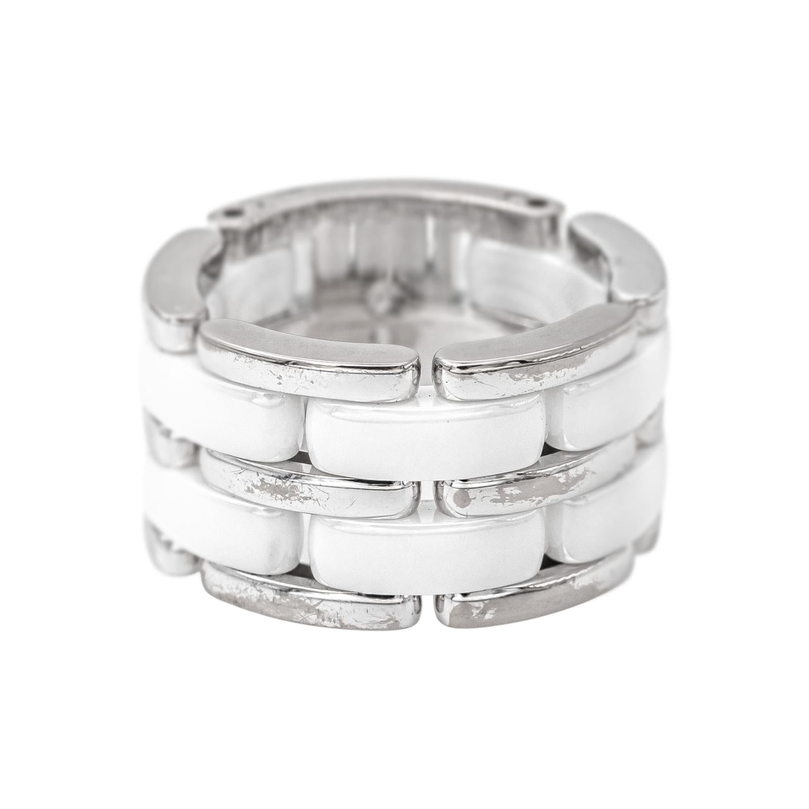 Chanel Bague Ultra Or blanc