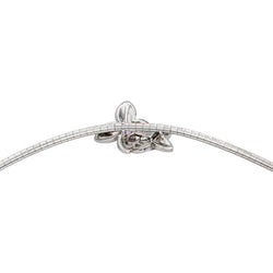 Necklace White gold Pink sapphire