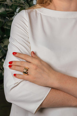 Chaumet Bague Jeux de Liens Or jaune Diamant