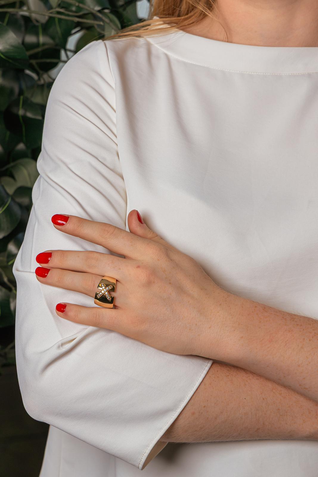 Chaumet Bague Jeux de Liens Or jaune Diamant