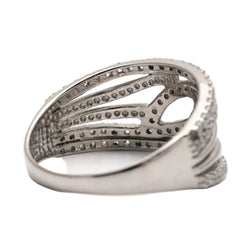 White Gold Diamond Pave Ring