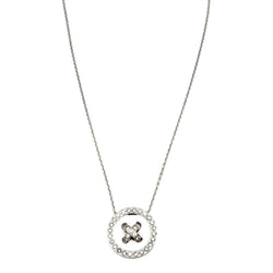 Necklace Pendant VAN CLEEF & ARPELS "Boutonnière" in White gold and Diamonds