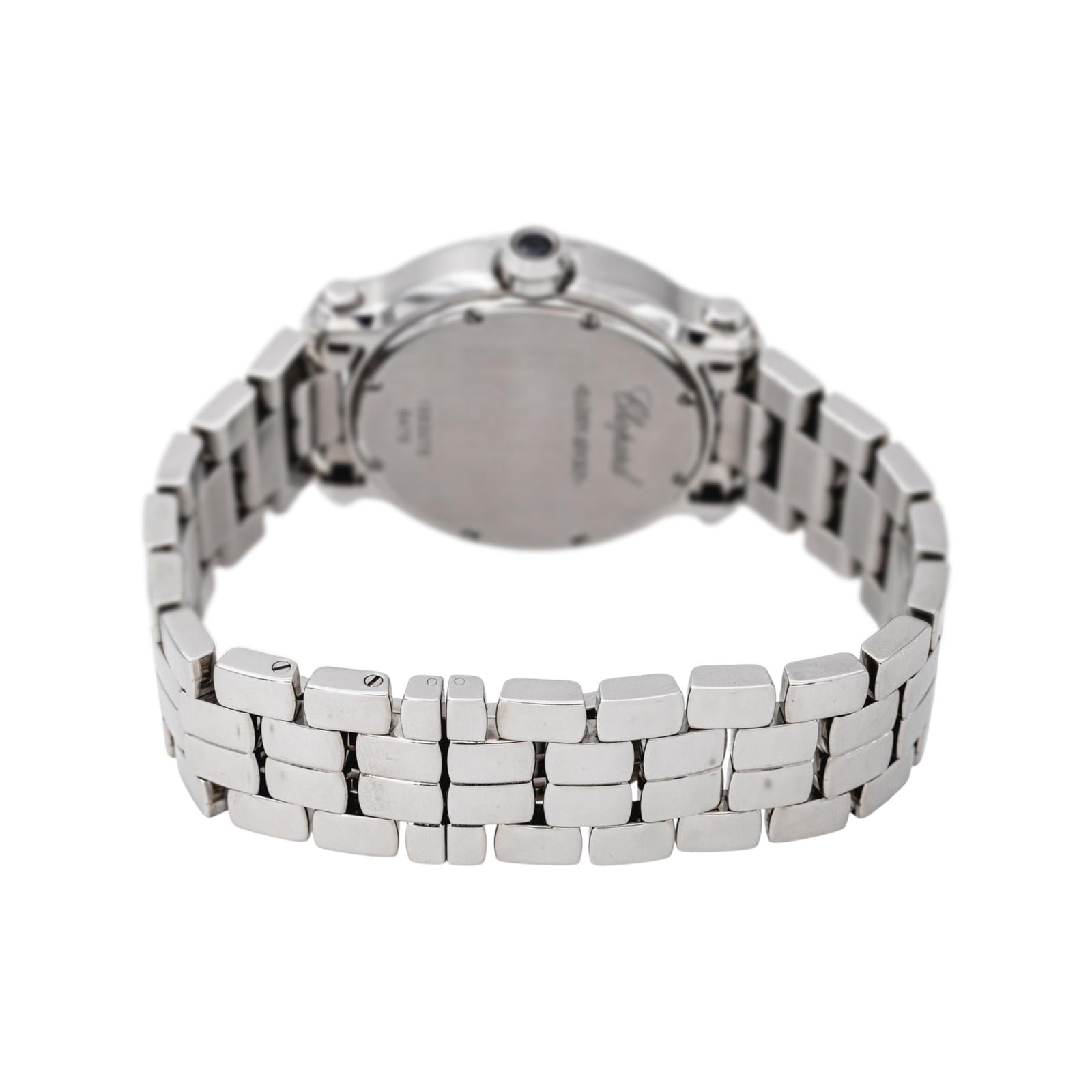 Chopard Happy Sport Watch, Stainless Steel with Diamonds
