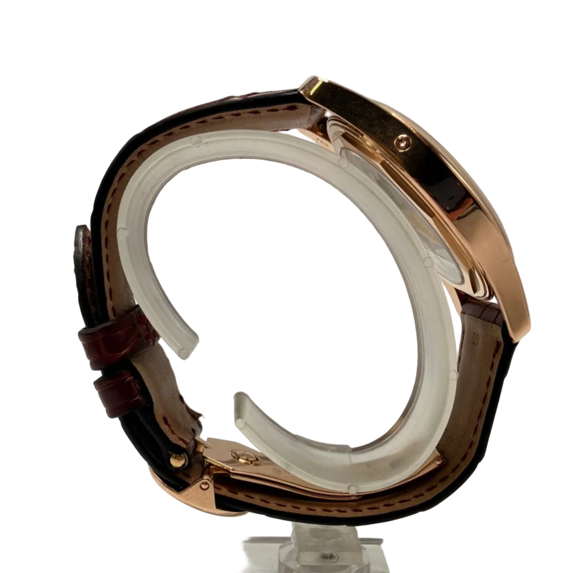 Montre PATEK PHILIPPE Calatrave 6000R-001 en or rose et cuir