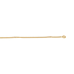 Yellow gold Curb chain Necklace