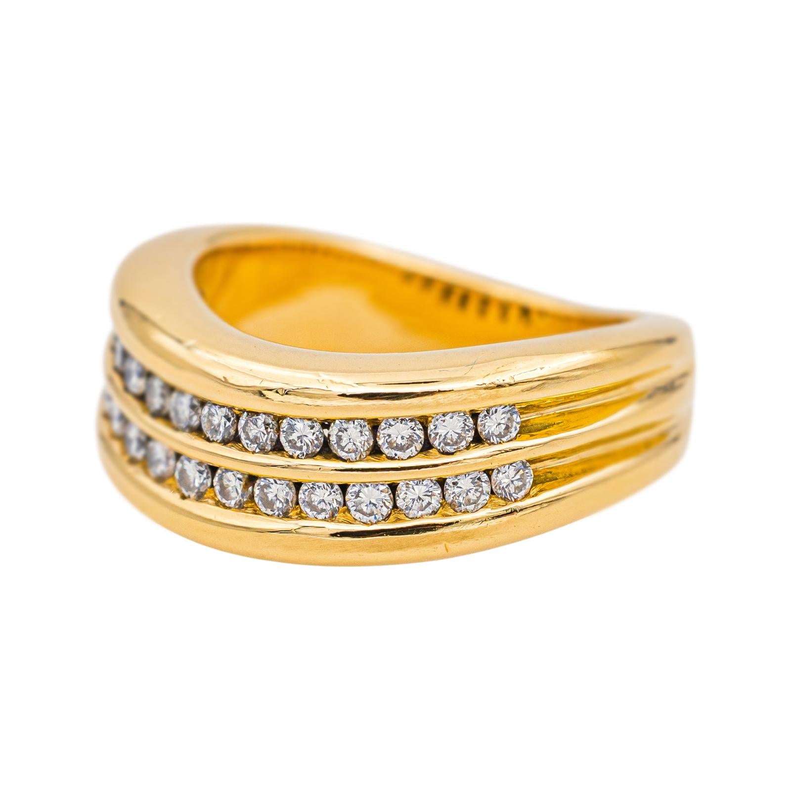 Ring Yellow gold diamond