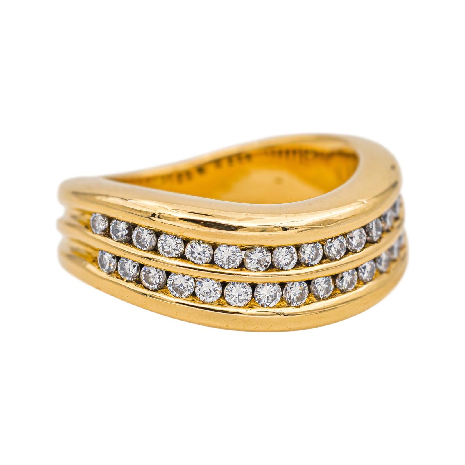 Ring Yellow gold diamond