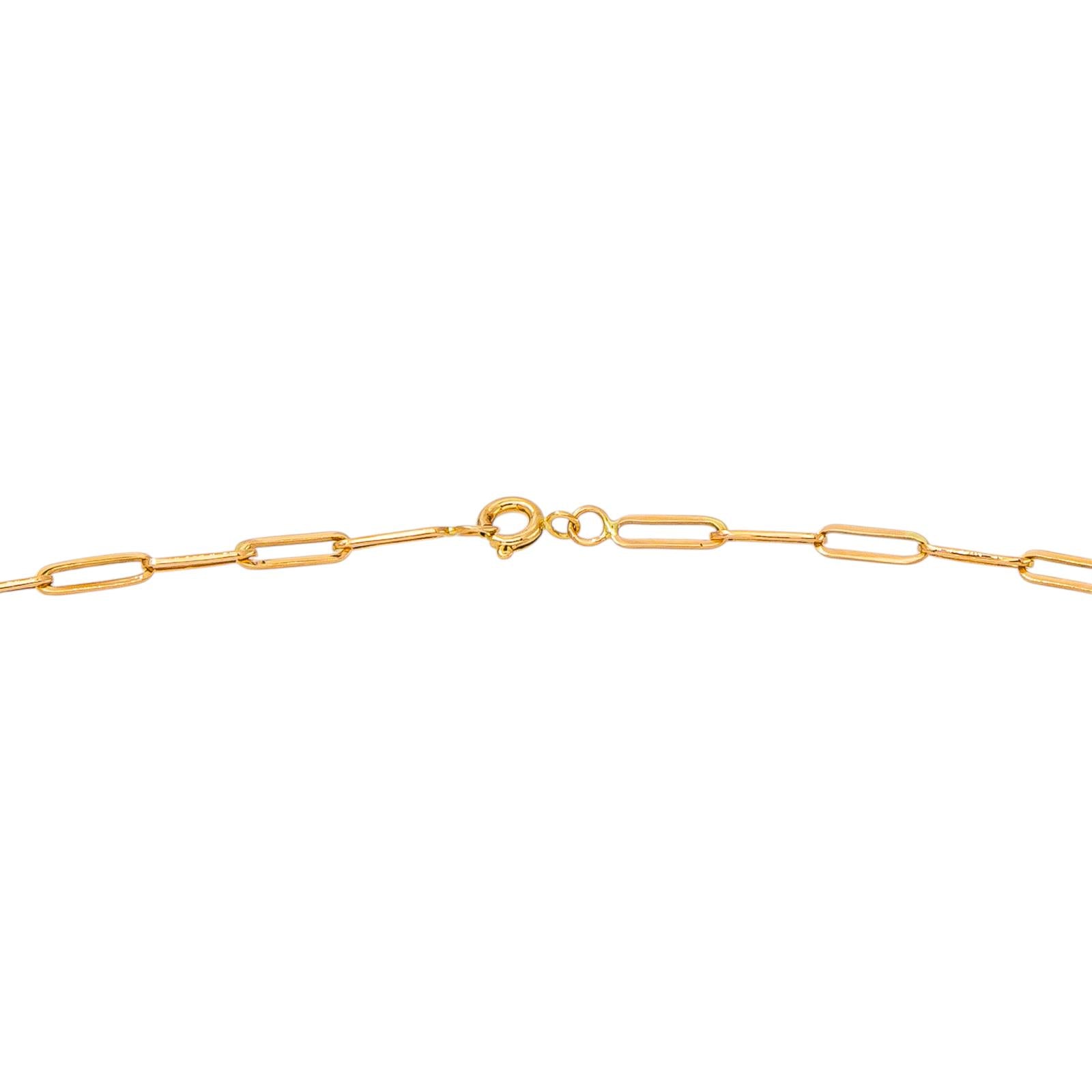 Yellow Gold Horse-Link Necklace