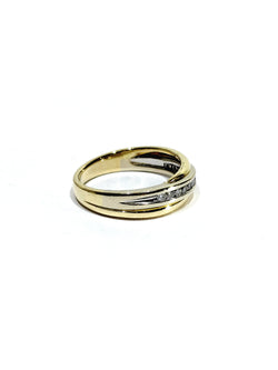 Yellow Gold and Diamond Ring