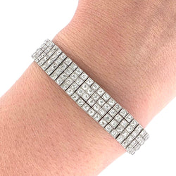 Bracelet Ligne S.J PHILLIPS LTD. in Platinum and Diamonds