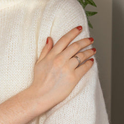 Bague Alliance GUÉRIN en or blanc et or rose