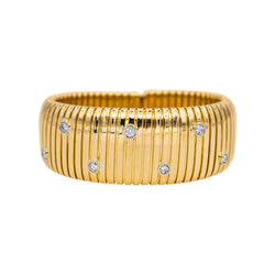 Weingrill Bracelet Tubogas Yellow gold diamond