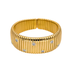 Weingrill Bracelet Tubogas Yellow gold diamond