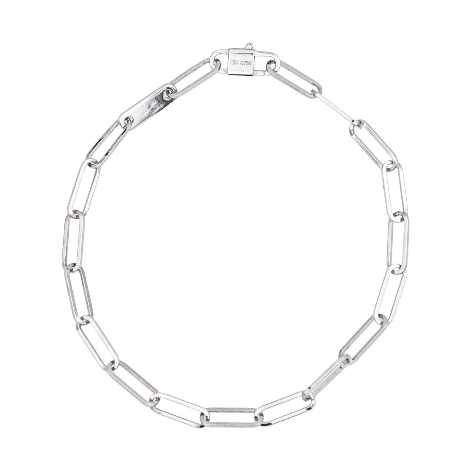 Dinh Van Bracelet White gold link