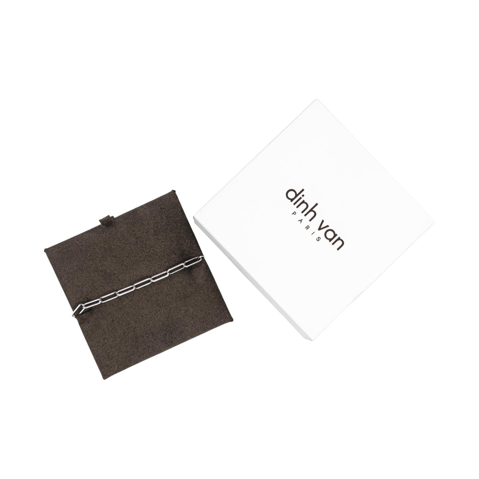 Dinh Van Bracelet White gold link
