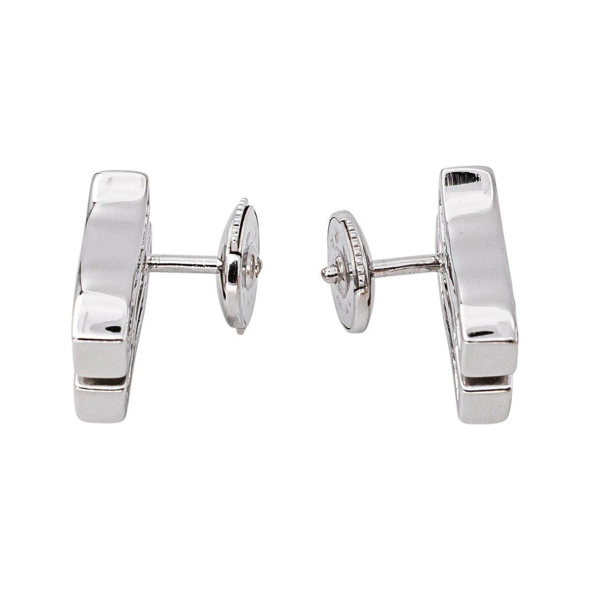 Earrings with Studs  White gold  Diamond