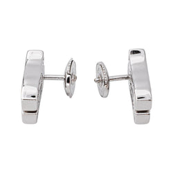 Earrings with Studs  White gold  Diamond