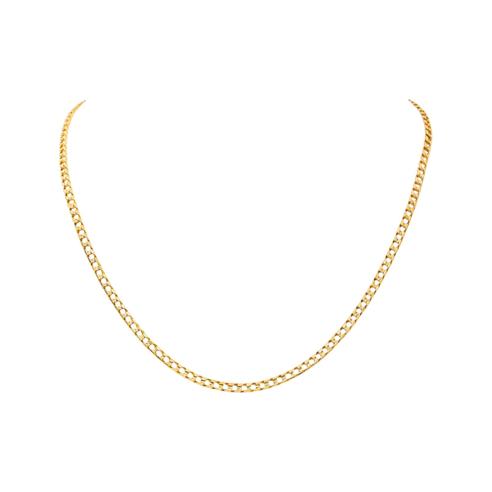 Collier Maille Gourmette Or jaune
