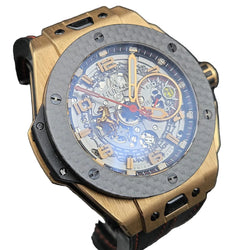 HUBLOT "Big Bang Ferrari" Watch in Rose gold and Carbon Fiber