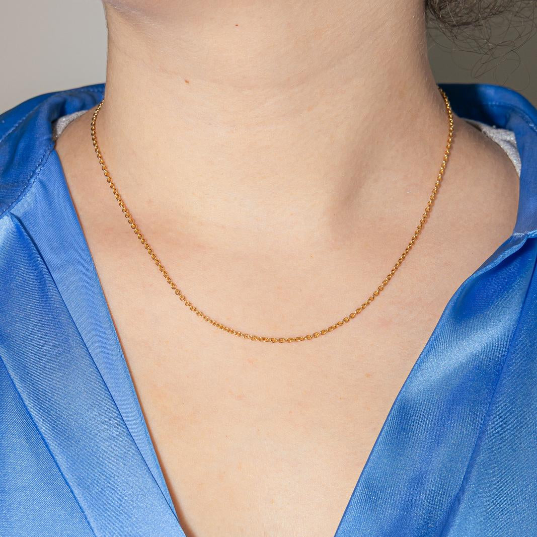 Collier Maille forçat Or jaune