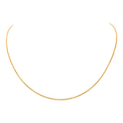 Collier Maille forçat Or jaune