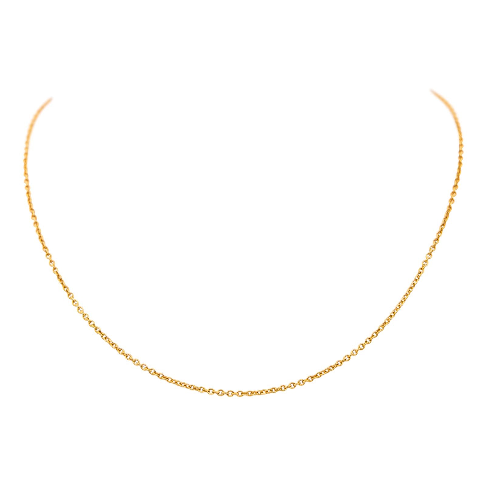 Collier Maille forçat Or jaune