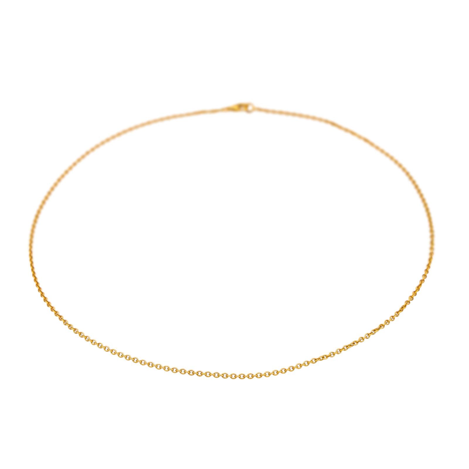 Collier Maille forçat Or jaune