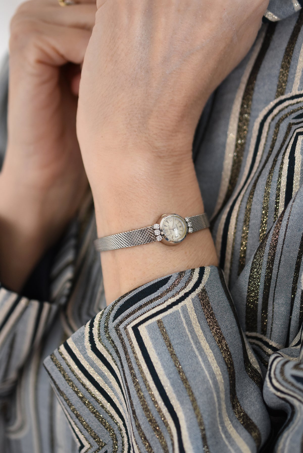 JAEGER-LECOULTRE Watch in White gold and Diamonds